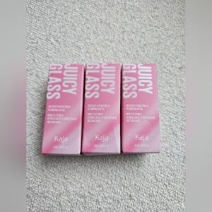 NEW! Kaja Juicy Glass Lip Gloss, Rose Hip Spritz- Rose Pink, .13oz, BUNDLE OF 3!